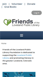 Mobile Screenshot of friendsofthelovelandlibrary.org